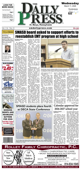 Cover of The Daily Press