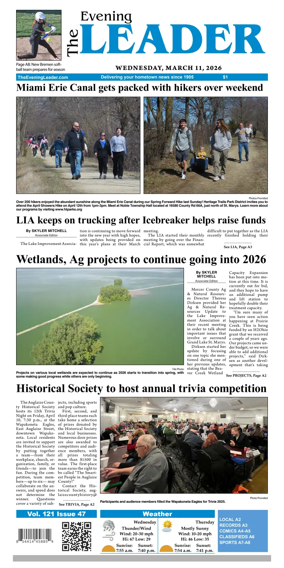 Cover of The Evening Leader