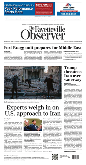 Cover of The Fayetteville Observer