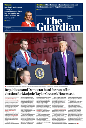 Cover of The Guardian (USA)