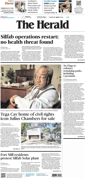 Cover of The Herald (Rock Hill)