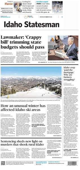 Cover of The Idaho Statesman
