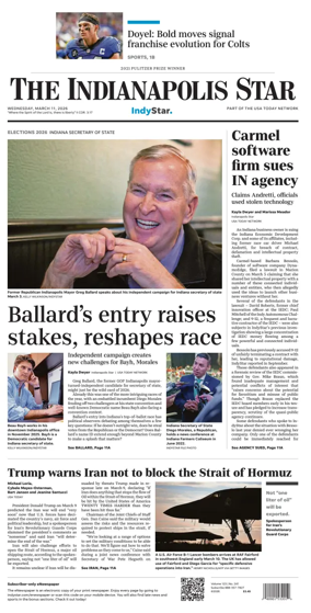 Cover of The Indianapolis Star