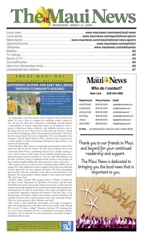 Cover of The Maui News
