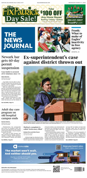 Cover of The News Journal