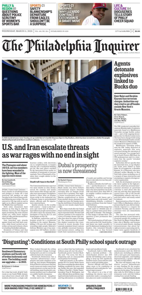 Cover of The Philadelphia Inquirer