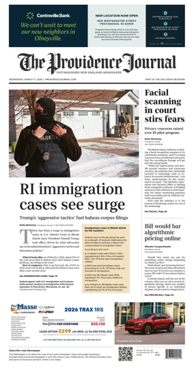 Cover of The Providence Journal