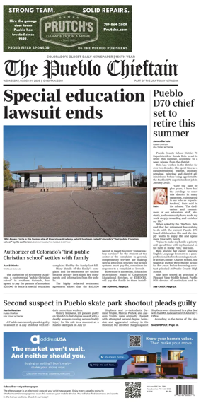 Cover of The Pueblo Chieftain