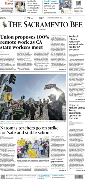 Cover of The Sacramento Bee