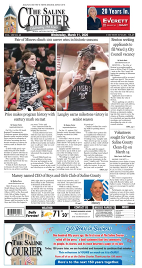 Cover of The Saline Courier