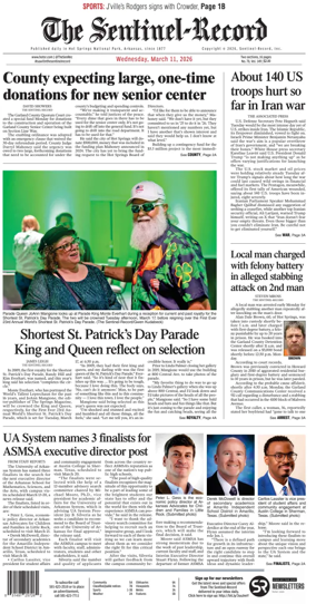 Cover of The Sentinel-Record