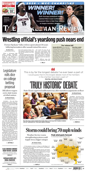 Cover of The Spokesman-Review (Spokane)