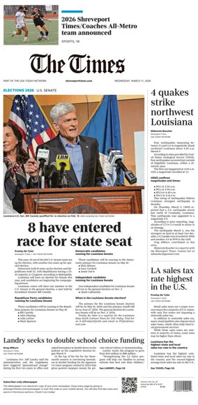 Cover of The Times (Shreveport)