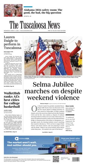 Cover of The Tuscaloosa News
