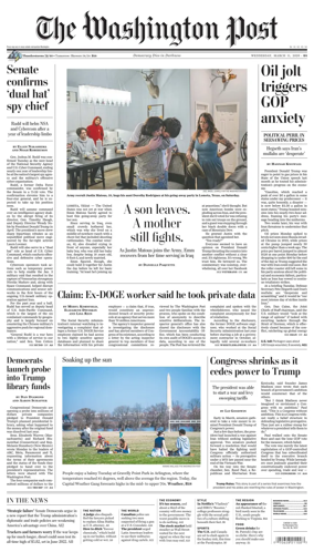 Cover of The Washington Post