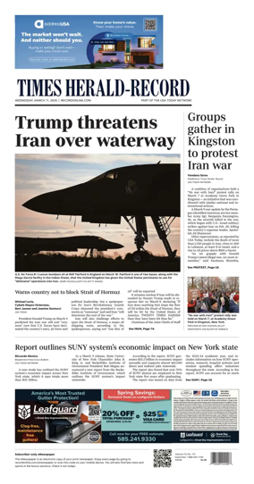 Cover of Times Herald-Record