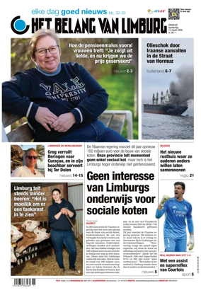 Cover of Het Belang van Limburg