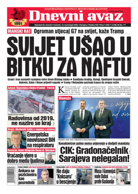 Cover of Dnevni avaz