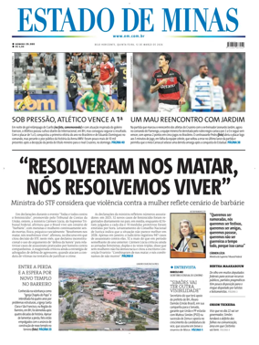 Cover of Estado de Minas (Brazil)