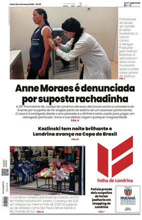 Cover of Folha de Londrina