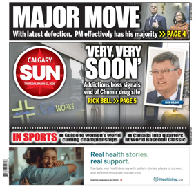 Cover of Calgary Sun