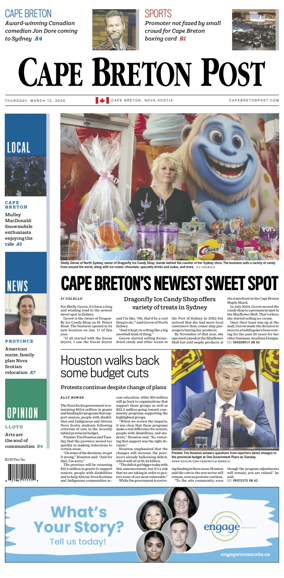 Cover of Cape Breton Post