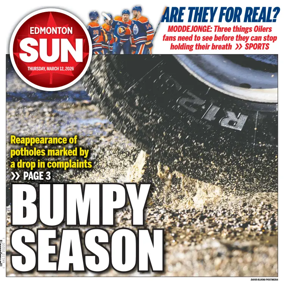 Cover of Edmonton Sun