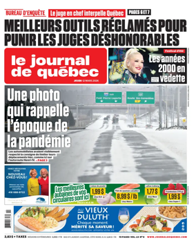 Cover of Le Journal de Quebec