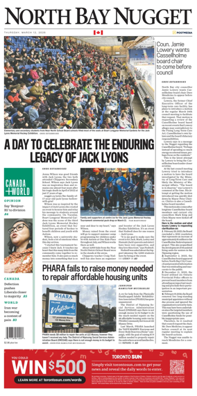 Cover of North Bay Nugget