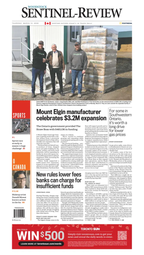 Cover of Sentinel-Review (Woodstock)