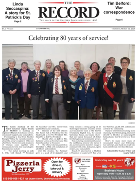 Cover of Sherbrooke Record