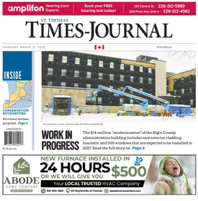 Cover of St. Thomas Times-Journal