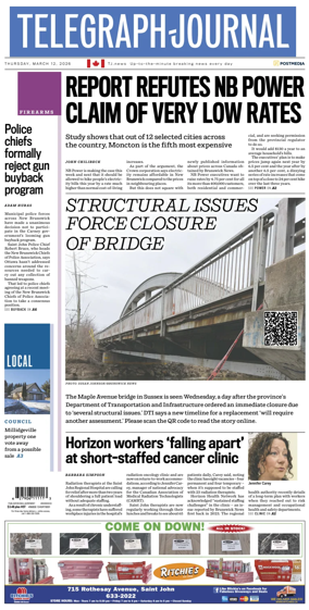 Cover of Telegraph-Journal