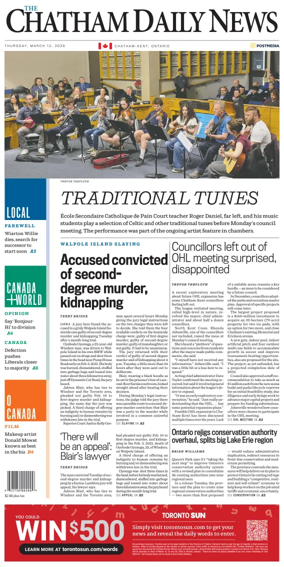 Cover of The Chatham Daily News