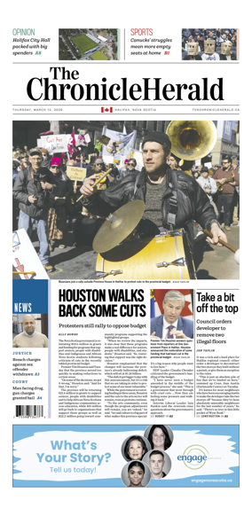 Cover of The Chronicle Herald (Provincial)