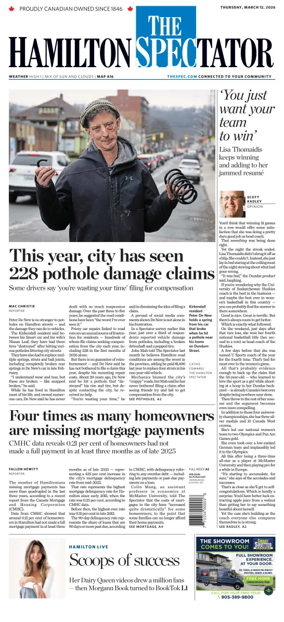 Cover of The Hamilton Spectator