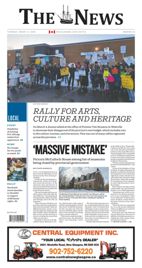 Cover of The News (New Glasgow)