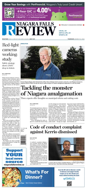 Cover of The Niagara Falls Review