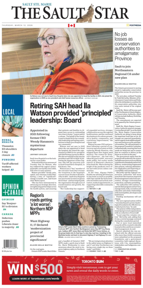 Cover of The Sault Star