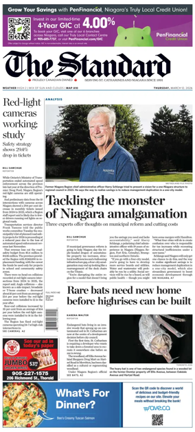 Cover of The Standard (St. Catharines)
