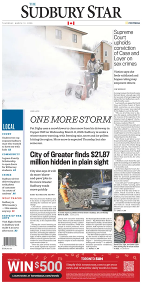Cover of The Sudbury Star