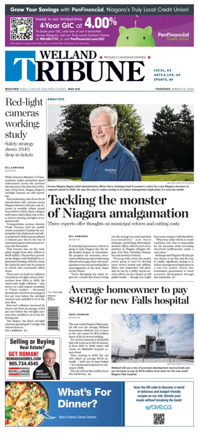 Cover of The Welland Tribune