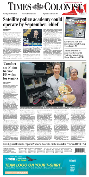 Cover of Times Colonist