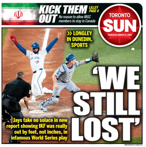 Cover of Toronto Sun
