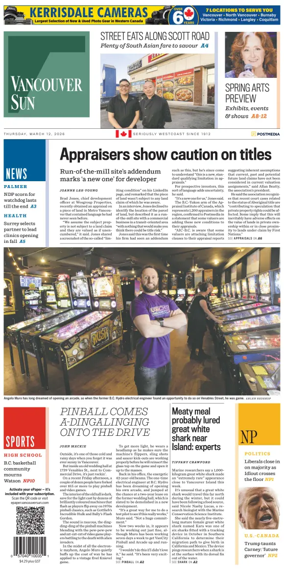 Cover of Vancouver Sun