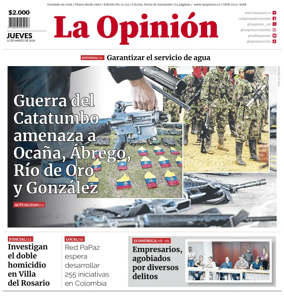 Cover of La Opinion