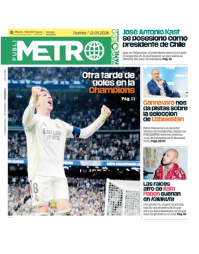 Cover of Publimetro Colombia