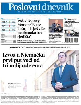 Cover of Poslovni Dnevnik