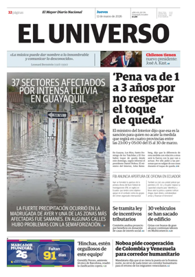 Cover of El Universo