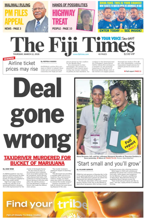 Cover of The Fiji Times